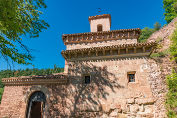 Wall Mural - The Monastery of San Millan de Suso in San Millan de la Cogolla, La Rioja, Spain - A UNESCO World Heritage Site