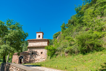 Wall Mural - The Monastery of San Millan de Suso in San Millan de la Cogolla, La Rioja, Spain - A UNESCO World Heritage Site