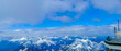 Panorama Bergpanorama und Aussichtsplattform Zugspitze