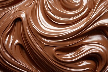 tasty choco cream close up illustration