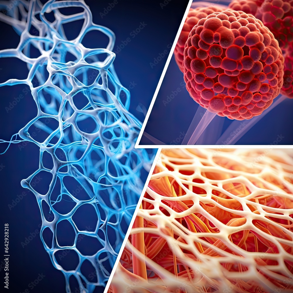 the brain, and an image of neurons with different structures that are ...