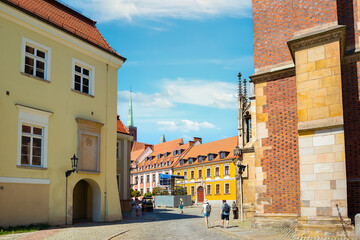 Wall Mural - Cathedral Square in Wroclaw