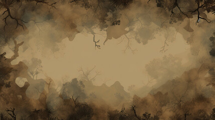 Wall Mural - old camouflage texture background