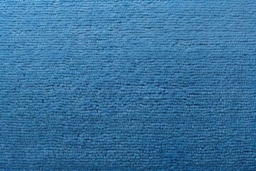 Sticker - Blue fabric texture background displayed in close up