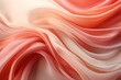 © Liudmila - Abstract background with smooth wavy silk or satin texture in coral, salmon or peach pink colors