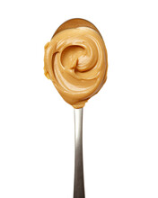 Spoon Of Peanut Butter Isolated On Transparent Or White Background, Png