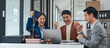 © Phushutter - victory, win a lawsuit of Legal consultation, asian lawyers team meeting post-contract, contract finalization, lawyers discussing agreements, contract review session, legal experts in conversation