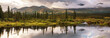 canvas print picture - Lake in Alaska