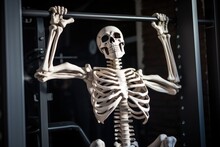 Funny Muscle Skeleton Workout