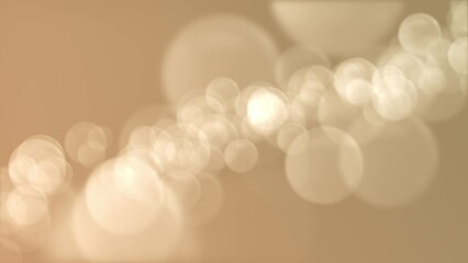 Wall Mural - defocused golden bokeh lights background. this elegant motion background animation with lens blur bo