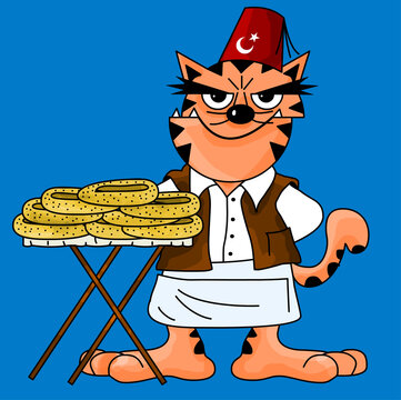 #Cat #TurkishCat ##FanCat #Cartoon #Caricature 