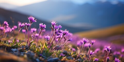 Wall Mural - Springtime Magic in Armenian Wildflowers, generative ai