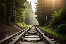 Railway In The Woods
