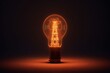 © RealPeopleStudio - High voltage tower inside retro eco style lightbulb