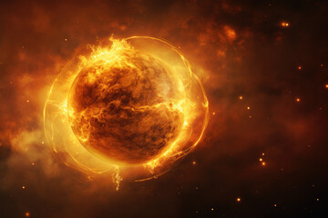 Wall Mural - Sun background