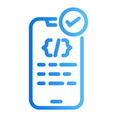 coding gradient icon