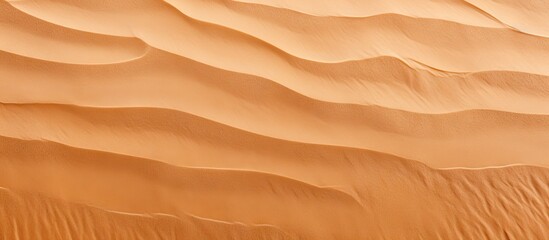 Wall Mural - sandy beach in spain with a wavy texture seen from above