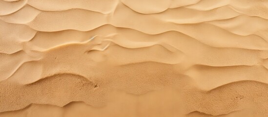 Texture of sand Beach background Overhead view