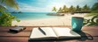 © vxnaghiyev - Summer beach vacation concept written in a diary