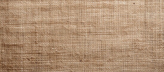 Poster - Burlap texture background with beige and brown flecks suitable for text decoration