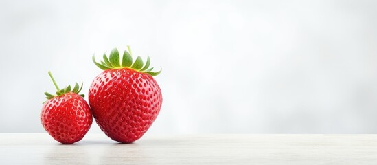 Poster - Red fruit on light surface
