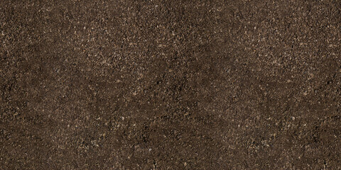 dirt seamless texture, grunge rough surface of dirt, seamless dark brown grain soil, texture backgro