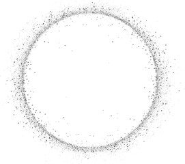 Wall Mural - silver glitter shiny swirl