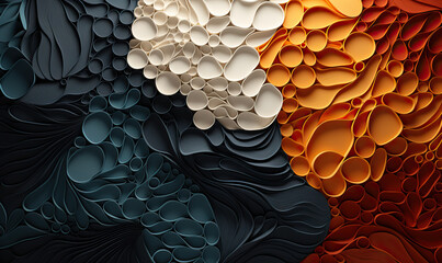 Wall Mural - abstract colored textural structural background. futuristic texture.