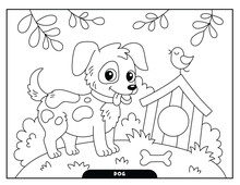 Dog Coloring Pages For Kids