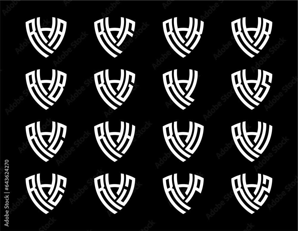 Vector de Stock RHA, RHB, RHC, RHE, RHF, RHG, RHH, RHJ, RHK, RHL, RHO ...