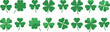 Green clover leaf set