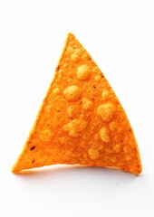 Wall Mural - Isolated crunchy doritos on the white background. Generative AI.