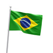 Bandeira do Brasil Elemento 3D