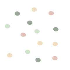 Sticker - colorful dot shapes