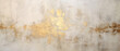 Złota dekoracyjna farba - tło. Obraz abstrakcyjny, ściana. Beton dekoracyjny. 