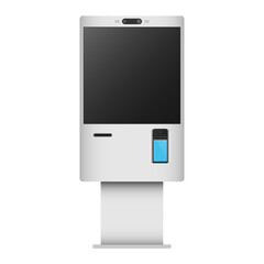 Wall Mural - self service terminal vector mockup