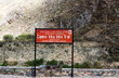 Sign Near Start Of Inca Trail To Machu Picchu Peru