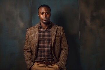 african american man wearing a jacket