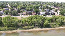 Soar Over North Park, One Of Saskatoon's Established Neighborhoods, Through Evocative Aerial Drone Footage. Witness The Area's Quintessential Tree-lined Streets, Vintage Homes, And Close To River.
