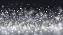 Background Of Silver Sequins And Glare Sparkling