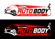 © Yuliantart - auto body shop logo template paint and body repair