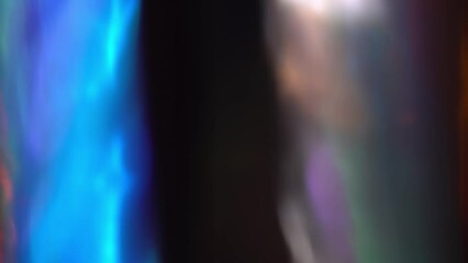 Fast changing abstract surreal psychedelic background. Lens multicoloured light leaks flashing