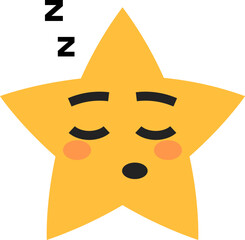 Wall Mural - Cute Star in Sleep