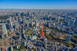 © amanaimages - Aerial view of Tokyo Tower and Tokyo sky tree, Japan,Tokyo
