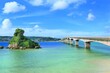 © amanaimages - Kouriohashi bridge and Kourishima island, Japan,Okinawa Prefecture,Nago, Okinawa