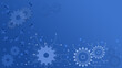 © handry - gear background design with copy space for engineer and labour day banner decoration