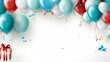 birthday banner template. happy birthday to you on white background