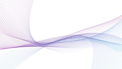 Wall Mural - modern abstract glowing wave background. dynamic flowing wave lines design element. futuristic techn