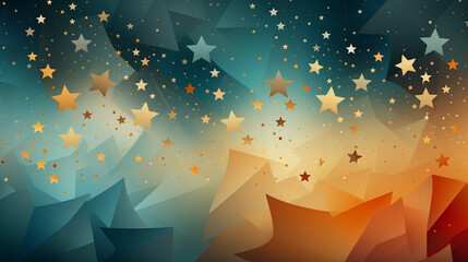 Poster - star background above the sky