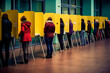 © the_lightwriter - people voting at polling station